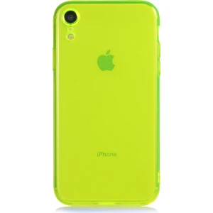 Kny Apple Iphone Xr Kılıf Renkli Fosforlu Mun Silikon