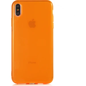 Kny Apple Iphone Xs Max Kılıf Renkli Fosforlu Mun Silikon