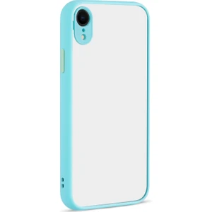 Kny Apple Iphone Xr Kılıf Renkli Kenarlı Kamera Korumalı Buzlu Hux Kapak