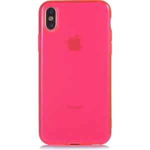 Kny Apple Iphone X-Xs Kılıf Renkli Fosforlu Mun Silikon