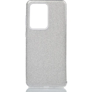 Kny Samsung Galaxy S20 Ultra Kılıf Simli Parlak Shinning Silikon