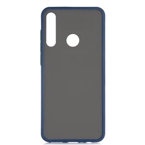 Kny Huawei Y6P Kılıf Renkli Silikon Kenarlı Buzlu Fri Kapak