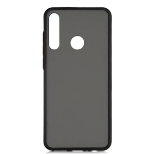 Kny Huawei Y6P Kılıf Renkli Silikon Kenarlı Buzlu Fri Kapak