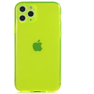 Kny Apple Iphone 11 Pro Kılıf Renkli Fosforlu Mun Silikon