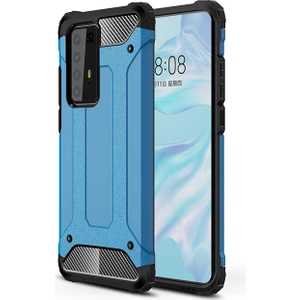 Kny Huawei P40 Pro Kılıf Çift Katmanlı Armour Case