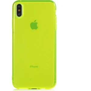Kny Apple Iphone Xs Max Kılıf Renkli Fosforlu Mun Silikon