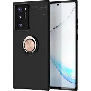 Kny Samsung Galaxy Note 20 Ultra Kılıf Yüzüklü Manyetik Ravel Silikon