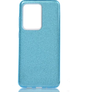 Kny Samsung Galaxy S20 Ultra Kılıf Simli Parlak Shinning Silikon