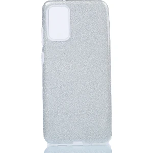 Kny Samsung Galaxy S20 Kılıf Simli Parlak Shinning Silikon