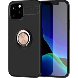 Kny Apple Iphone 12 Mini Kılıf Yüzüklü Manyetik Ravel Silikon