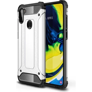 Kny Samsung Galaxy A11 Kılıf Çift Katmanlı Armour Case