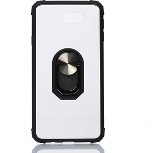 Kny Samsung Galaxy J7 Prime Kılıf Silikon Kenarlı Renkli Yüzüklü Manyetik Mola Kapak