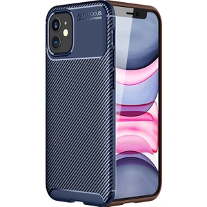 Kny Apple Iphone 12 Mini Kılıf Karbon Desenli Lux Negro Silikon