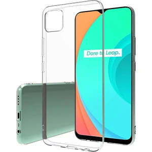 Kny Realme C11 Kılıf Ultra Ince Şeffaf Silikon