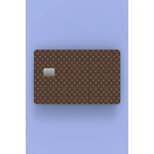 Louis Vuitton Kahverengi Kredi Kartı Sticker Kaplama