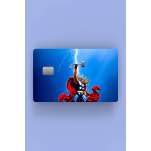Thor Mavi Kredi Kartı Sticker Kaplama