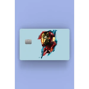 Ironman Mavi Kredi Kartı Sticker Kaplama