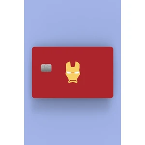 Ironman Kafa Kredi Kartı Sticker Kaplama