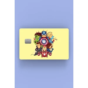 Marvel Evreni Kredi Kartı Sticker Kaplama