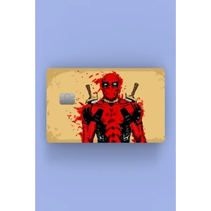 Deadpool Kredi Kartı Sticker Kaplama