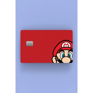 Mario Kredi Kartı Sticker Kaplama