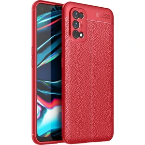 Kny Realme 7 Pro Kılıf Deri Desenli Lux Niss Silikon