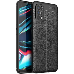 Kny Realme 7 Pro Kılıf Deri Desenli Lux Niss Silikon