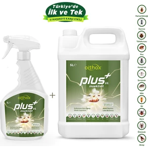 Plus Ul  5 Lt+ 1000 ml hamam böceği, böcek ilacı, kalorifer böceği, karınca, bit, pire, tahtakurusu,mite, karasinek, kene ilacı