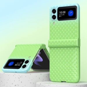 Zshskj Samsung Galaxy Z Flip3 5g  Için Gradyan Telefon Kılıfı - Yeşil (Yurt Dışından)