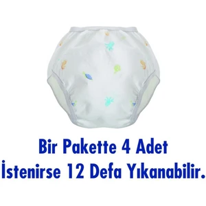 Sevi Bebe Pamuk Pedli Alıştırma Külodu (4 Adet) ART-259 Orjinal
