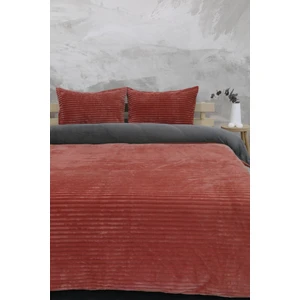 Merinos Eternity Fitilli Peluş Çift Kişilik Nevresim Takımı - Kir