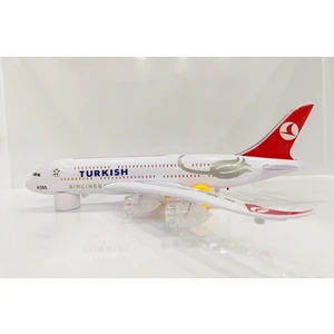 Uludağ Oyuncak Air Bus Thy Uçak Işıklı Sesli Çarpar Döner CH-133TK