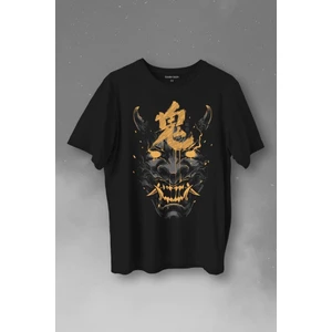 Kendim Seçtim Mask Hannya Demon Maske Japonca Japanese Baskılı Tişört  T-Shirt