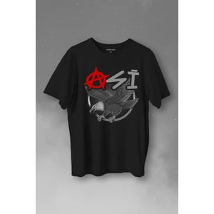 Kendim Seçtim Uçan Kartal Asi Taraftar Beşiktaş Baskılı Tişört  T-Shirt