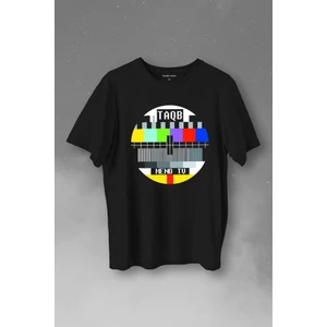 Kendim Seçtim No Signal Teletex Nostalji Tv Baskılı Tişört  T-Shirt