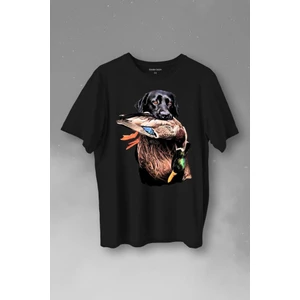 Kendim Seçtim Dog Duck Av Köpeği ve Ördek Köpek Hunting Baskılı Tişört  T-Shirt