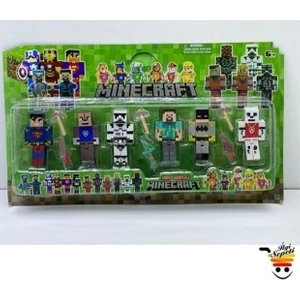 Rugala Avm Avengers Figürlü Tam 12 Parça Minecraft Superman Batman-Rgl