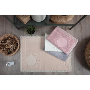 Püskül Dantelli Ayak Havlusu 50 x 70 cm  2'li