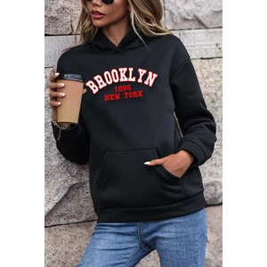 Brooklyn Baskılı Sweatshirt