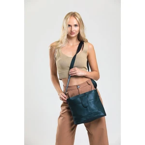 Deri Crossbody Postacı Çanta