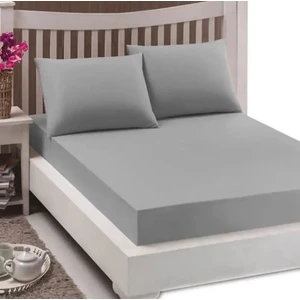 White Home Ozanhom Battal Boy  180X200 Lastikli Akfil Pamuk Kumaş Fithit Çarşaf Seti