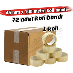 Şeffaf Koli Bandı 45X100