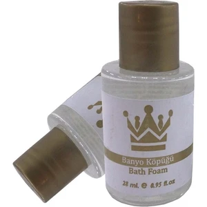 Jakuzi Banyo Köpüğü Etiketli Otel Tipi Mini 30 ml Silindir  Şişe Tek Kullanımlık Kullan At