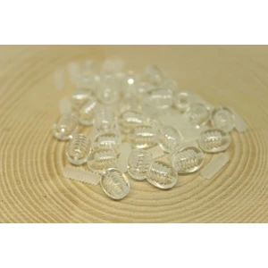 Yaşam Tohumu Şeffaf Renk Klips - Vidalı Klips Kolye & Bileklik Için (2 Adet)