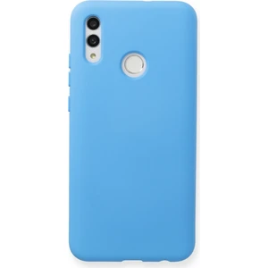 Happycase Huawei P Smart 2019 Kılıf Nano Içi Kadife  Silikon - Mavi