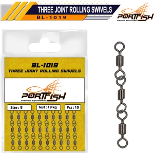 Port Fish BL-1019 Zincir Fırdöndü (3 Lü) 12