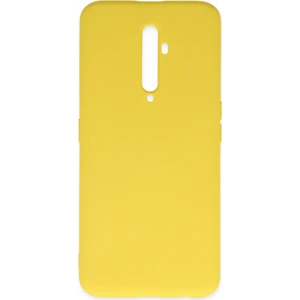 Happycase Oppo Reno 2z Kılıf Nano Içi Kadife  Silikon - Sarı