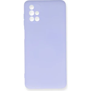 Happycase Samsung Galaxy M51 Kılıf Nano Içi Kadife  Silikon - Lila