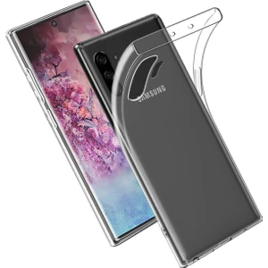 Happycase Samsung Galaxy Note 10 Plus Kılıf Lüx Şeffaf Silikon