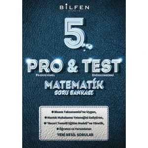 Bilfen Yayınları 5. Sınıf Pro&Test Matematik Soru Bankası